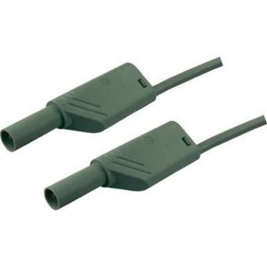 M&eacute;rőzsin&oacute;r, szigetelt m&eacute;rővezet&eacute;k 2db 4mm-es toldhat&oacute; ban&aacute;ndug&oacute;val 2,5 mm&sup2; PVC, 2 m sz&uuml;rke SKS Hirschmann MLS WS 200/2,5