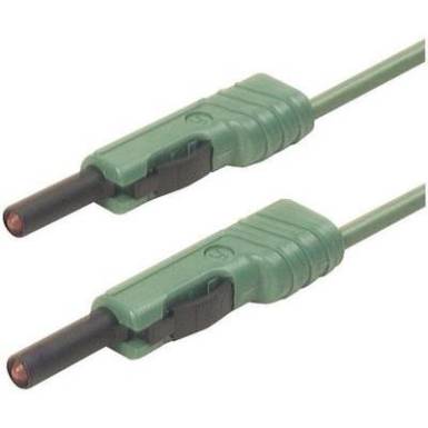 Mérőzsinór, mérővezeték 2db 4mm-es toldható banándugóval 1 mm² PVC, 2 m zöld SKS Hirschmann MLB 200/1 V Mérőzsinór, mérővezeték 2db 4mm-es toldható banándugóval 1 mm² PVC, 2 m zöld SKS Hirschmann MLB 200/1 V