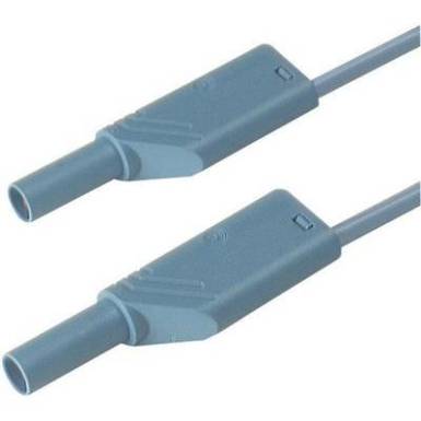 Mérőzsinór, mérővezeték 4 mm-es banándugóval, 1 mm² Szilikon 1 m kék SKS Hirschmann MLS SIL WS 100/1 Mérőzsinór, mérővezeték 4 mm-es banándugóval, 1 mm² Szilikon 1 m kék SKS Hirschmann MLS SIL WS 100/1