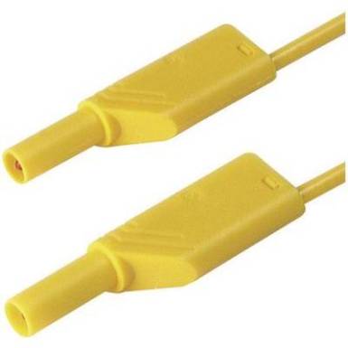 Mérőzsinór, mérővezeték 4 mm-es banándugóval, 1 mm² Szilikon 2 m sárga SKS Hirschmann MLS SIL WS 200/1 Mérőzsinór, mérővezeték 4 mm-es banándugóval, 1 mm² Szilikon 2 m sárga SKS Hirschmann MLS SIL WS 200/1