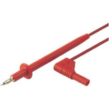 Multiméter mérőkábel, mérőzsinór 1000V-ig szigetelet, 4mm-es banándugóval 1 m piros SKS Hirschmann PL 2600 SIL S WS Multiméter mérőkábel, mérőzsinór 1000V-ig szigetelet, 4mm-es banándugóval 1 m piros SKS Hirschmann PL 2600 SIL S WS