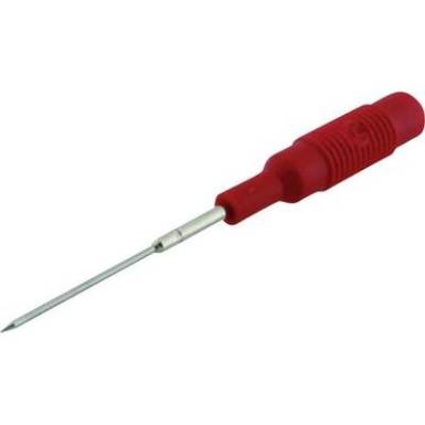 Needle-shaped, long stainless steel test probe with 4 mm socket Needle-shaped, long stainless steel test probe with 4 mm socket