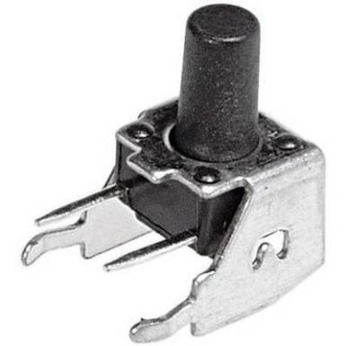 Nyomógomb nyákba 12 V/DC 50 mA, 1 x ki/(be), APEM PHAP3305D Nyomógomb nyákba 12 V/DC 50 mA, 1 x ki/(be), APEM PHAP3305D