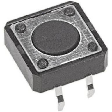 Nyomógomb nyákba 12 V/DC 50 mA, 1 x ki/(be), APEM PHAP3320 Nyomógomb nyákba 12 V/DC 50 mA, 1 x ki/(be), APEM PHAP3320