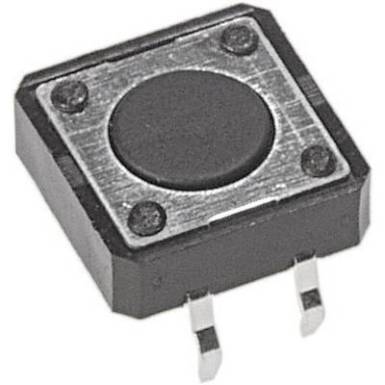 Nyomógomb nyákba 12 V/DC 50 mA, 1 x ki/(be), APEM PHAP3320A Nyomógomb nyákba 12 V/DC 50 mA, 1 x ki/(be), APEM PHAP3320A