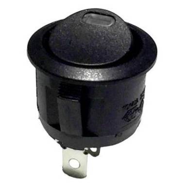Billenőkapcsoló BE/KI 1 pólusú fekete R13-112L B/B RED 3V Billenőkapcsoló BE/KI 1 pólusú fekete R13-112L B/B RED 3V