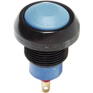 Nyomógomb 250 V/AC 200 mA, 1 x be/(be), IP67, APEM IPR5SAD6 Nyomógomb 250 V/AC 200 mA, 1 x be/(be), IP67, APEM IPR5SAD6