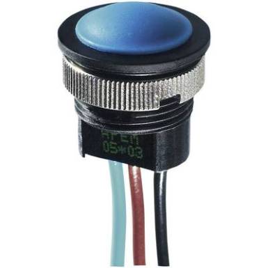 Nyom&oacute;gomb 24 V/DC 2 A, 1 x be/(be), IP67, APEM IAR5F1200