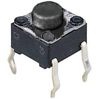 Mini impulzus nyomógomb 2mm 50V/50mA, T602, fekvő Mini impulzus nyomógomb 2mm 50V/50mA, T602, fekvő