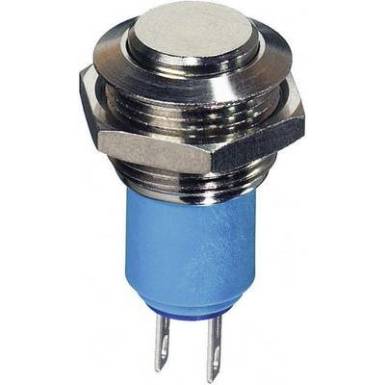 Vandálbiztos nyomókapcsoló 250 V/AC 1,5 A, 1 x be/ki, APEM AV0611A200 Vandálbiztos nyomókapcsoló 250 V/AC 1,5 A, 1 x be/ki, APEM AV0611A200