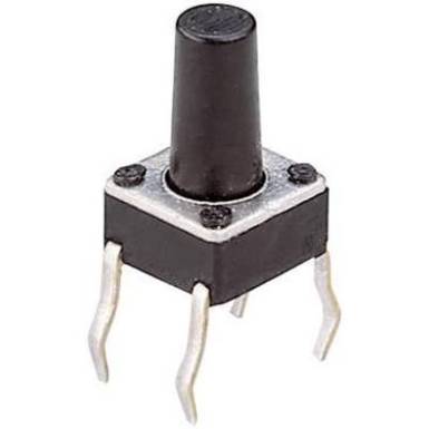 Mini impulzus nyomógomb 6mm 50V/50mA Mini impulzus nyomógomb 6mm 50V/50mA