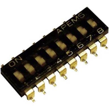 SMD DIP kapcsoló RM 1,27MM 2pólusú SMD DIP kapcsoló RM 1,27MM 2pólusú