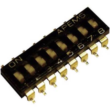 SMD DIP kapcsoló RM 1,27MM 4 pólusú SMD DIP kapcsoló RM 1,27MM 4 pólusú