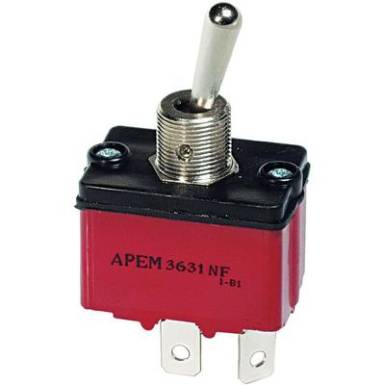 APEM karos kapcsoló 1 x be/ki 250 V/AC 6 A, 3631NF/2 APEM karos kapcsoló 1 x be/ki 250 V/AC 6 A, 3631NF/2