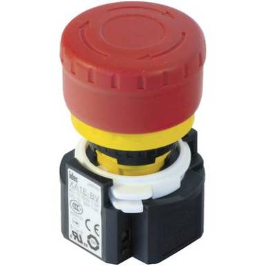 Vészkikapcsoló 16 mm, 250 V/AC 3 A, 2 nyitó, Idec XA1E-LV302Q4R Vészkikapcsoló 16 mm, 250 V/AC 3 A, 2 nyitó, Idec XA1E-LV302Q4R