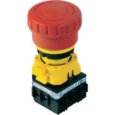 Vészkikapcsoló 22 mm, 250 V/AC 3 A, 2 nyitó, Idec XW1E-BV402MFR Vészkikapcsoló 22 mm, 250 V/AC 3 A, 2 nyitó, Idec XW1E-BV402MFR