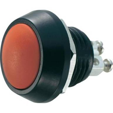 Vandálbiztos nyomógomb, 2A/48V 12MM piros GQ12B-A Vandálbiztos nyomógomb, 2A/48V 12MM piros GQ12B-A