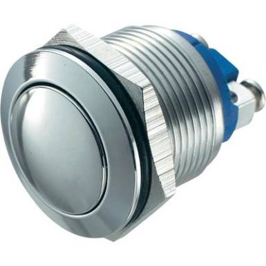 Vandálbiztos nyomógomb 19mm EDELST GQ19B-S 2A/48V Vandálbiztos nyomógomb 19mm EDELST GQ19B-S 2A/48V