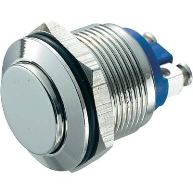 Vandálbiztos nyomógomb 19mm GQ19H-N 2A/48V Vandálbiztos nyomógomb 19mm GQ19H-N 2A/48V