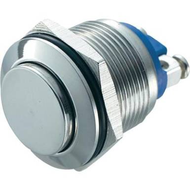 Vandálbiztos nyomógomb 19mm GQ19H-S 2A/48V Vandálbiztos nyomógomb 19mm GQ19H-S 2A/48V