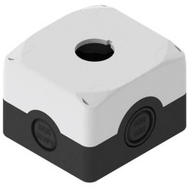 Üres ház 22 mm-es vészkikapcsolóhoz, fekete/szürke, Pizzato Elettrica ES 31000 Üres ház 22 mm-es vészkikapcsolóhoz, fekete/szürke, Pizzato Elettrica ES 31000