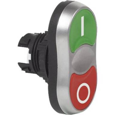 Kettős nyomógomb, L61QB21B STRT/STOP zöld/piros Kettős nyomógomb, L61QB21B STRT/STOP zöld/piros