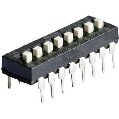 TE Connectivity Kódkapcsoló 1825057-12 pólusú RM2,5424 V/DC100 mA TE Connectivity Kódkapcsoló 1825057-12 pólusú RM2,5424 V/DC100 mA