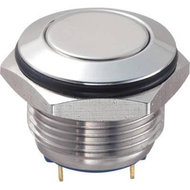 Vandálbiztos nyomógomb, 1xki/(be), 16 mm, 36V/DC, 2A, GQ16F-10E/J/S Vandálbiztos nyomógomb, 1xki/(be), 16 mm, 36V/DC, 2A, GQ16F-10E/J/S