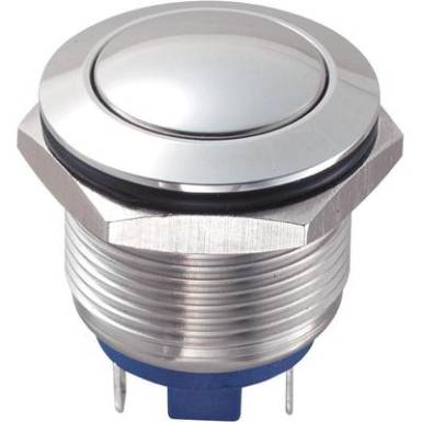 Vandálbiztos nyomógomb, 1xki/(be), 19 mm, 36V/DC, 2A, GQ19B-10/J/N Vandálbiztos nyomógomb, 1xki/(be), 19 mm, 36V/DC, 2A, GQ19B-10/J/N