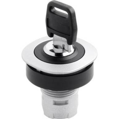Kulcsos kapcsoló RONTRON Q, 1 x 90 °, fém/fekete, Schlegel RQJSSA18 Kulcsos kapcsoló RONTRON Q, 1 x 90 °, fém/fekete, Schlegel RQJSSA18