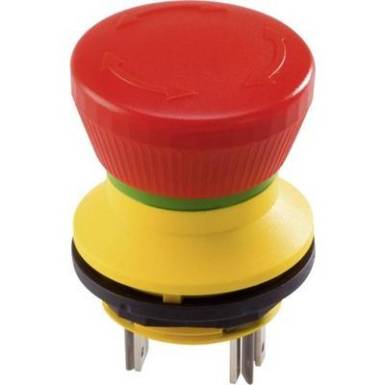Vészleállító gomb 22 mm, 250 V/AC 2,5 A, 2 nyitó, Schlegel FRVKOO Vészleállító gomb 22 mm, 250 V/AC 2,5 A, 2 nyitó, Schlegel FRVKOO