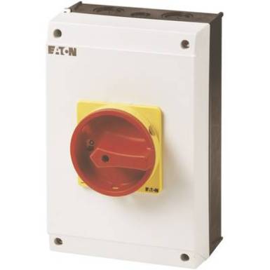Főkapcsoló 63 A 1 x 90 °, sárga/piros, Eaton P3-63/I4/SVB Főkapcsoló 63 A 1 x 90 °, sárga/piros, Eaton P3-63/I4/SVB