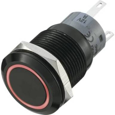 Vandálbiztos nyomógomb 250 V/AC 5 A, 1 x ki/(be), IP67, LAS1-AGQ-11E/W Vandálbiztos nyomógomb 250 V/AC 5 A, 1 x ki/(be), IP67, LAS1-AGQ-11E/W
