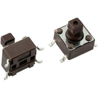 SMD nyomógomb 12 V/DC 50 mA, 1 x ki/(be), Mentor 1254.1007 SMD nyomógomb 12 V/DC 50 mA, 1 x ki/(be), Mentor 1254.1007