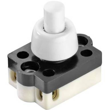 interB&auml;r be&eacute;p&iacute;thető nyom&oacute;kapcsol&oacute;, 250 V/AC 2A, 3076-001.01