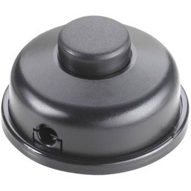 interBär 1 pólusú lábkapcsoló, 6 A 250 V/AC, fekete interBär 1 pólusú lábkapcsoló, 6 A 250 V/AC, fekete