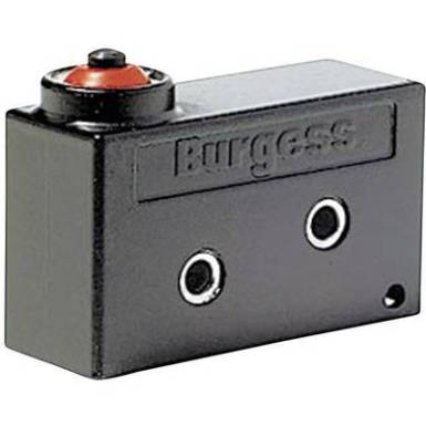 Mikrokapcsoló 250 V/AC 10 A, 1 x be/(be) IP67, Burgess V9NLR1H Mikrokapcsoló 250 V/AC 10 A, 1 x be/(be) IP67, Burgess V9NLR1H