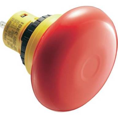 Vészkikapcsoló gomb 16 mm, 250 V/AC 3 A, 2 nyitó, Idec AB6E-4BV02PRH Vészkikapcsoló gomb 16 mm, 250 V/AC 3 A, 2 nyitó, Idec AB6E-4BV02PRH
