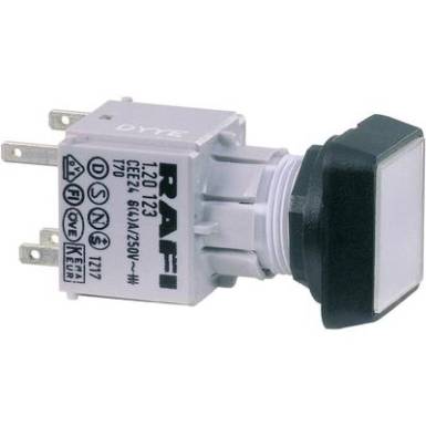 Nyomógomb, színtelen, RAFI RAFIX 16 130070001/1002 Nyomógomb, színtelen, RAFI RAFIX 16 130070001/1002
