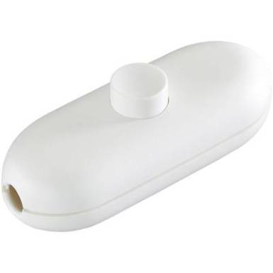 interBär 1 pólusú zsinórkapcsoló, 2 A 250 V/AC, fekete (fehér) interBär 1 pólusú zsinórkapcsoló, 2 A 250 V/AC, fekete (fehér)