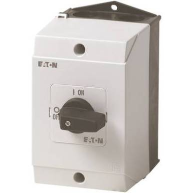 Be-ki kapcsol&oacute; 20 A 1 x 90 &deg;, sz&uuml;rke/fekete, Eaton T0-1-102/I1