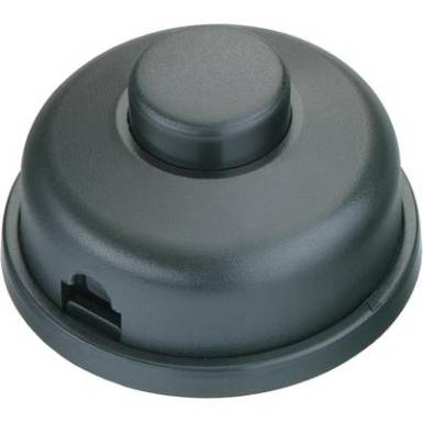 interBär 1 pólusú lábkapcsoló, 2 A 250 V/AC, fekete, 8009 interBär 1 pólusú lábkapcsoló, 2 A 250 V/AC, fekete, 8009