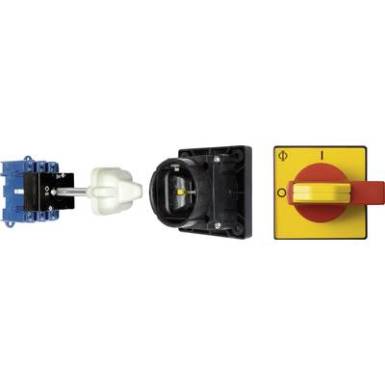 Készülékházba építhető főkapcsoló ajtókuplunggal, 200 A, 1 x 90 °, piros/sárga, Kraus & Naimer KG210 T203/13 VE Készülékházba építhető főkapcsoló ajtókuplunggal, 200 A, 1 x 90 °, piros/sárga, Kraus & Naimer KG210 T203/13 VE