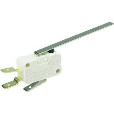 Cherry miniatűr karos mikrokapcsoló, 250V/AC, 1 váltó, csúszósarus, D453-V3LL Cherry miniatűr karos mikrokapcsoló, 250V/AC, 1 váltó, csúszósarus, D453-V3LL