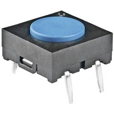 Lapos kapcsol&oacute; műk&ouml;dtető, k&eacute;k 24 V/DC 50 mA NKK Switches JB15FP