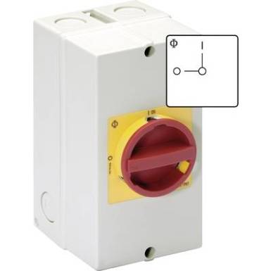 Áramtalanító kapcsoló javítás idejére KG 6 pólusú 0 állásban lezárható lakattal 15 kW Kraus & Naimer KG41B T206/40 KL71V Áramtalanító kapcsoló javítás idejére KG 6 pólusú 0 állásban lezárható lakattal 15 kW Kraus & Naimer KG41B T206/40 KL71V