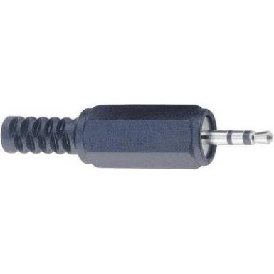 BKL Electronic lengő 2,5 mm sztereo jack dug&oacute;, műanyag, 1107002