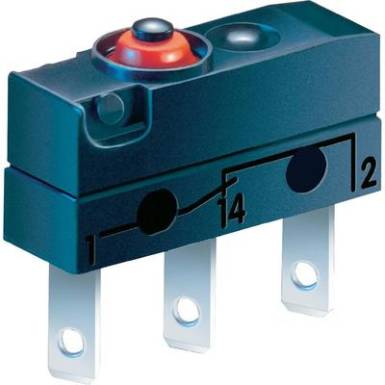 Szubminiatűr kapcsoló, dugós csatlakozással, egyenes, 2C-L1AA Szubminiatűr kapcsoló, dugós csatlakozással, egyenes, 2C-L1AA