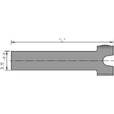 KIEGÉSZÍTŐ MŰKÖDTETŐ EGYENES, FÉM EMELŐKAR 19MM, 6141232 KIEGÉSZÍTŐ MŰKÖDTETŐ EGYENES, FÉM EMELŐKAR 19MM, 6141232