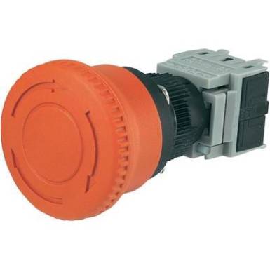 Vészkikapcsoló, 250 V/AC 5 A 1 záró, 1 nyitó beépítési ∅ 16 mm Conrad LAS1-BY-11TSB Vészkikapcsoló, 250 V/AC 5 A 1 záró, 1 nyitó beépítési ∅ 16 mm Conrad LAS1-BY-11TSB